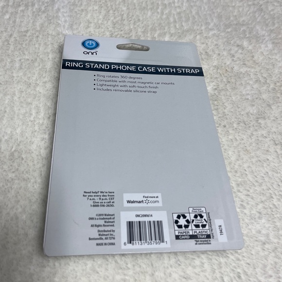 Onn iPhone XS Max Ring Stand Phone Case with Strap - Picture 5 of 9